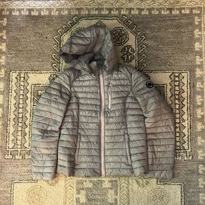 grey girls nautica puffer (ish?) jacket